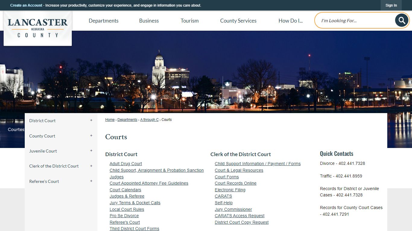 Courts | Lancaster County, NE